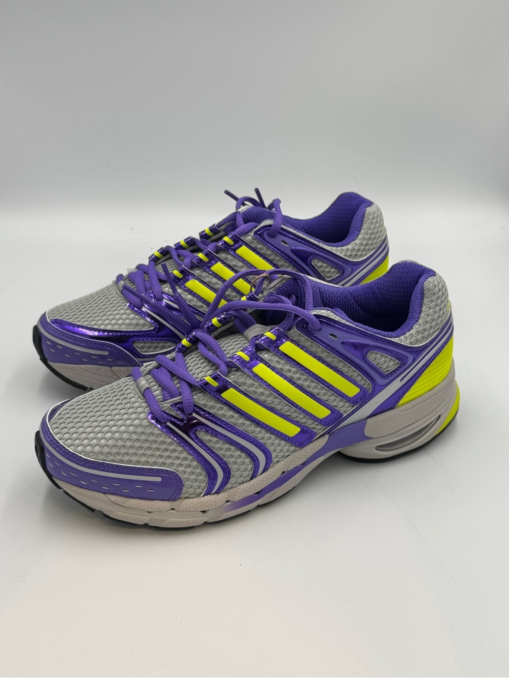 Adidas Adistar Control 5 W Women 7.5 Grey Purple Metallic KJ8805 New Tags